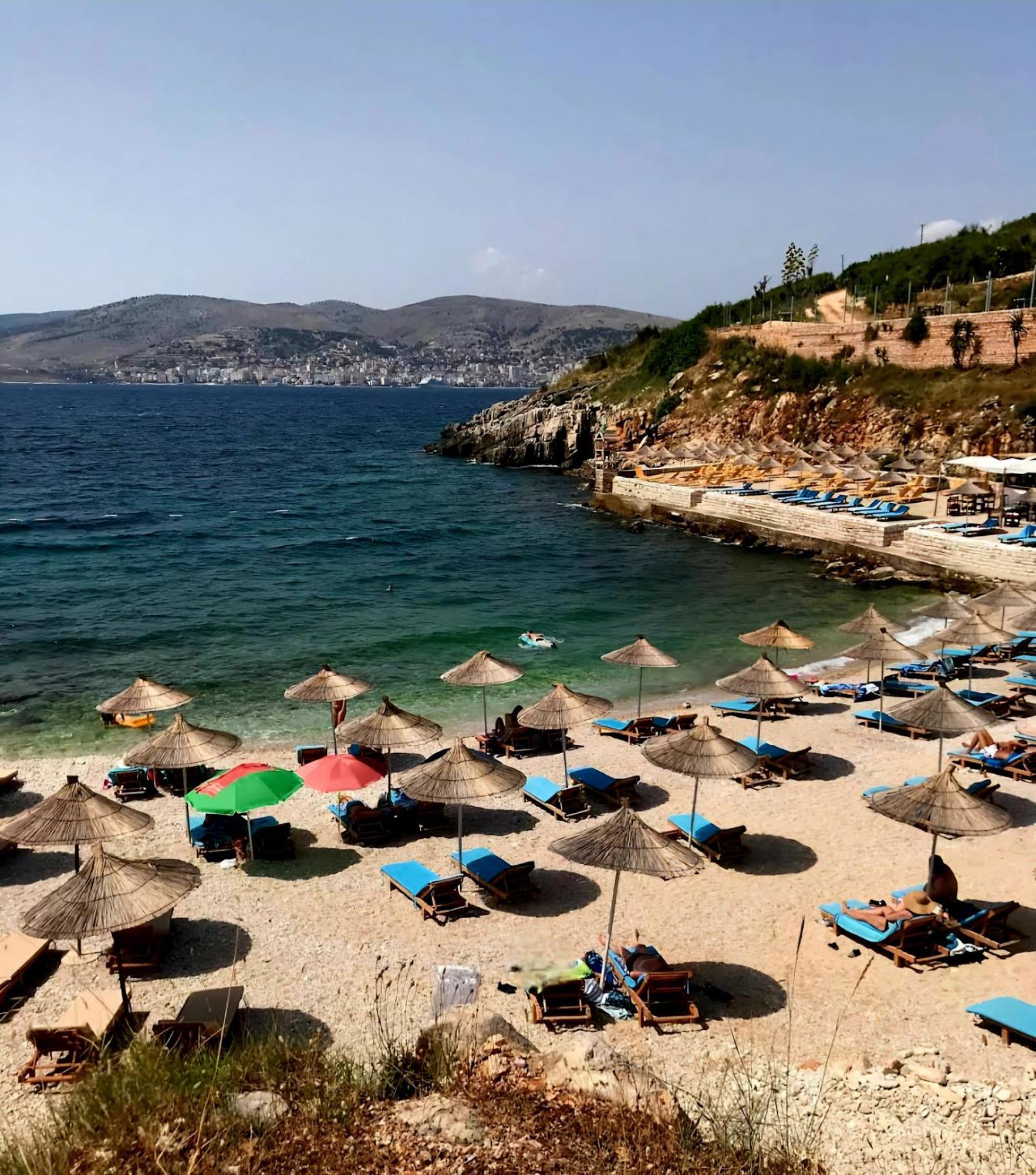 Blue Mare Apartments Sarande Ngoại thất bức ảnh